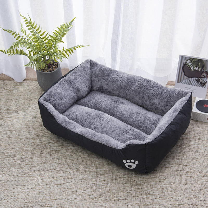 Floofi Pet Bed Square XL Size (Black) - NuSea