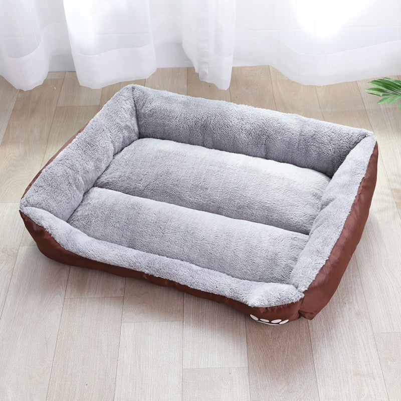 Floofi Pet Bed Square XL Size (Coffee) - NuSea