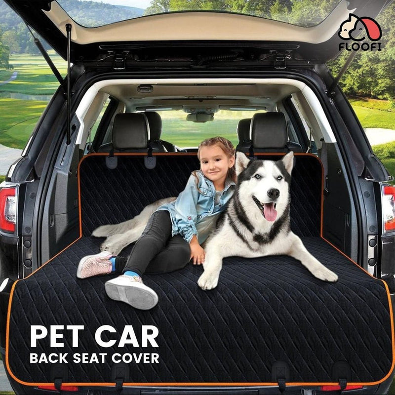Floofi Pet Car Back Seat Cover Waterproof Safety - NuSea