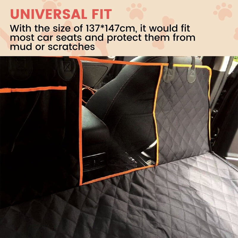 Floofi Pet Car Back Seat Cover Waterproof Safety - NuSea