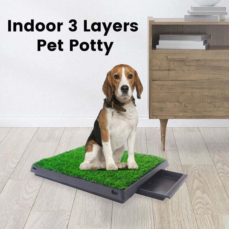 Floofi Pet Grass Training Potty 2 Piece Set - NuSea