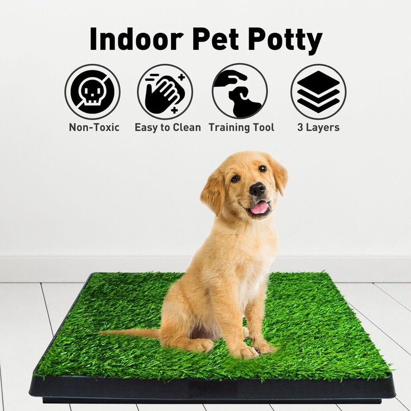 Floofi Pet Grass Training Potty 2 Piece Set - NuSea