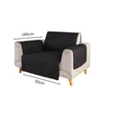 FLOOFI Pet Sofa Cover 1 Seat (Black) - NuSea