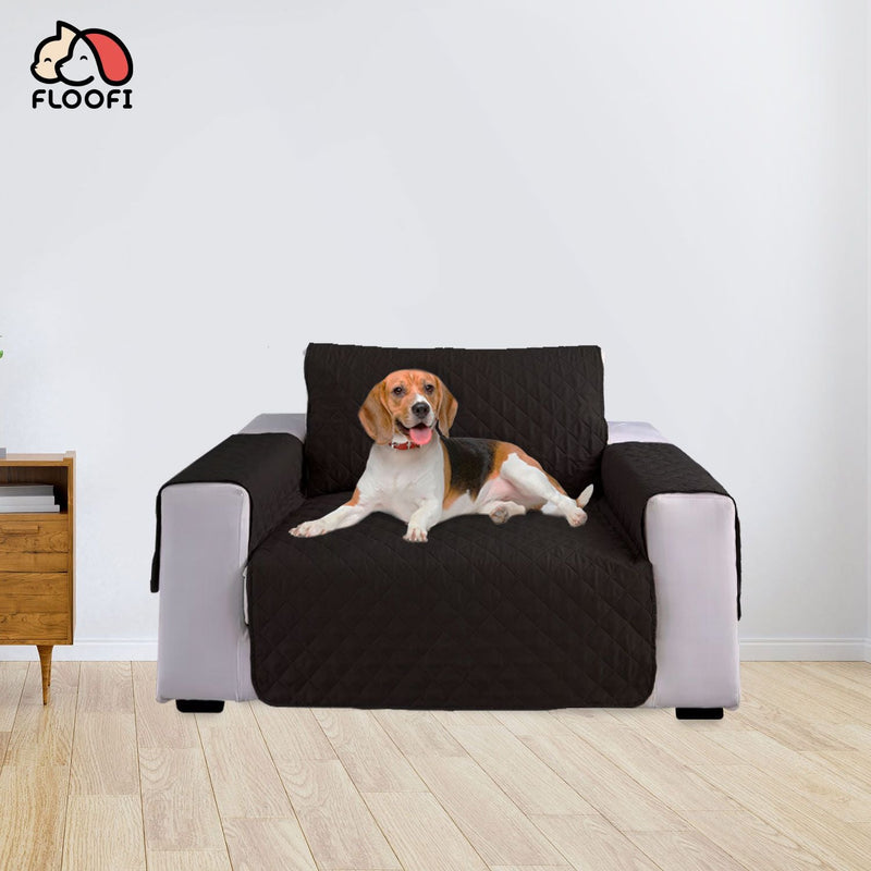 FLOOFI Pet Sofa Cover 1 Seat (Black) - NuSea