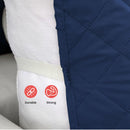 FLOOFI Pet Sofa Cover 1 Seat (Blue) - NuSea