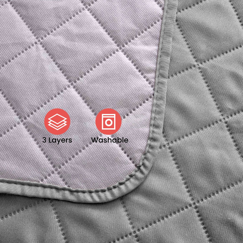 FLOOFI Pet Sofa Cover 1 Seat (Grey) - NuSea