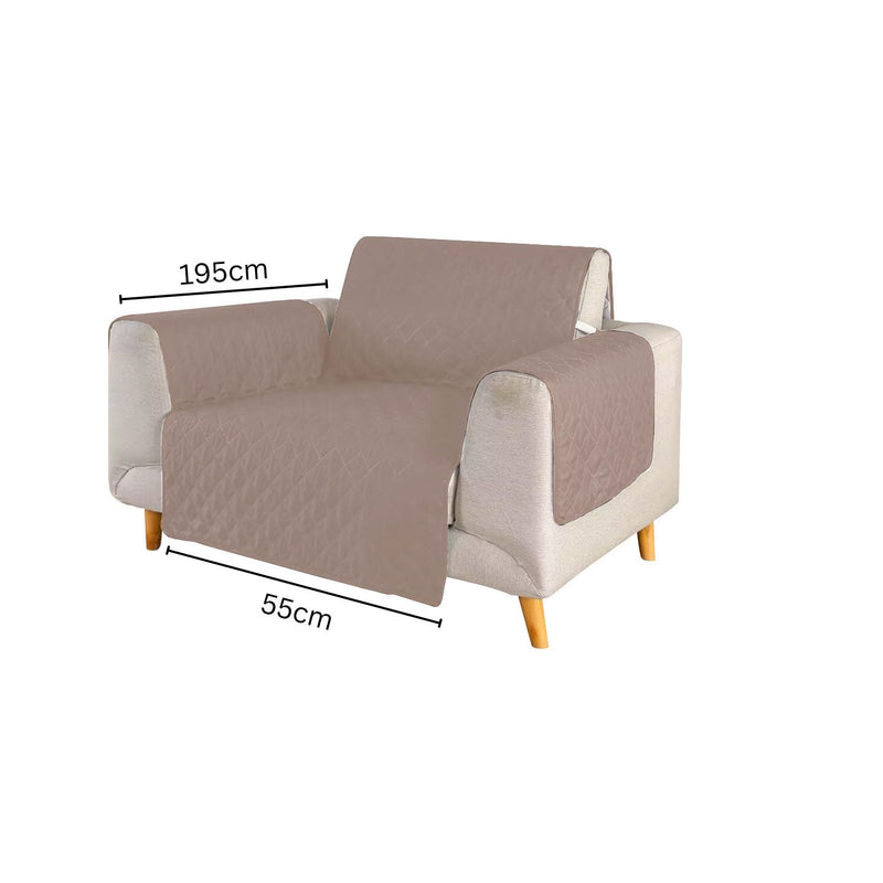 FLOOFI Pet Sofa Cover 1 Seat (Khaki) - NuSea