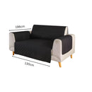 FLOOFI Pet Sofa Cover 2 Seat (Black) - NuSea