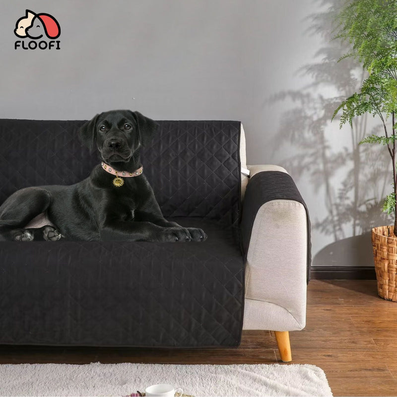 FLOOFI Pet Sofa Cover 2 Seat (Black) - NuSea