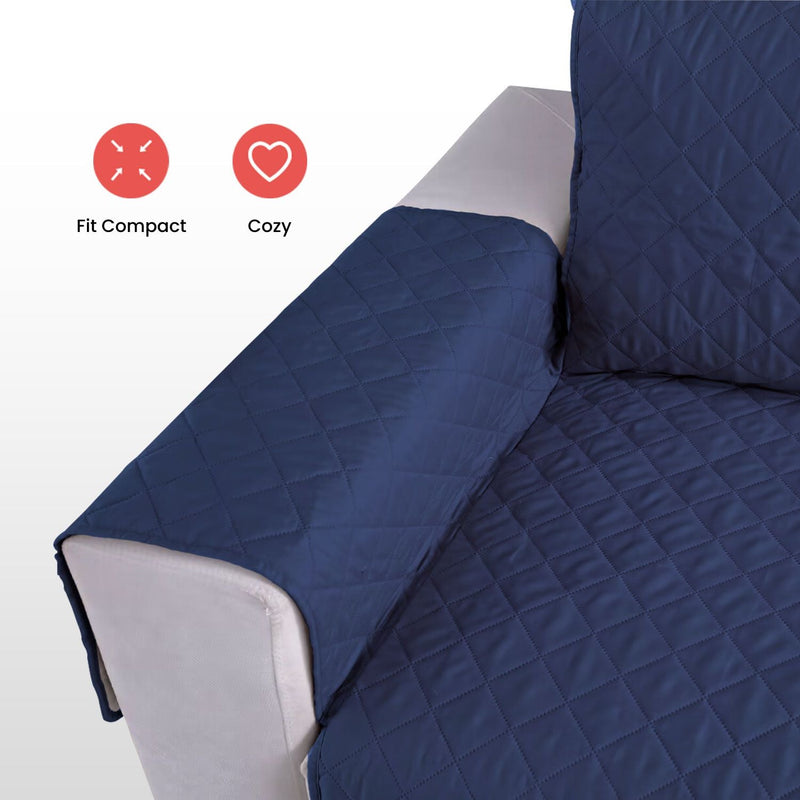 FLOOFI Pet Sofa Cover 2 Seat (Blue) - NuSea