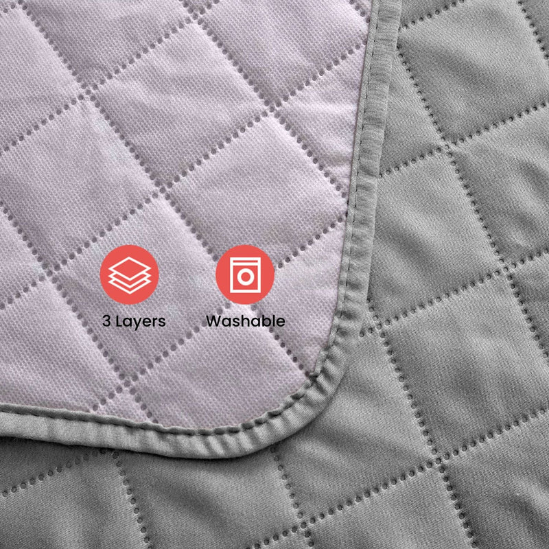 FLOOFI Pet Sofa Cover 2 Seat (Grey) - NuSea