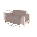 FLOOFI Pet Sofa Cover 2 Seat (Khaki) - NuSea