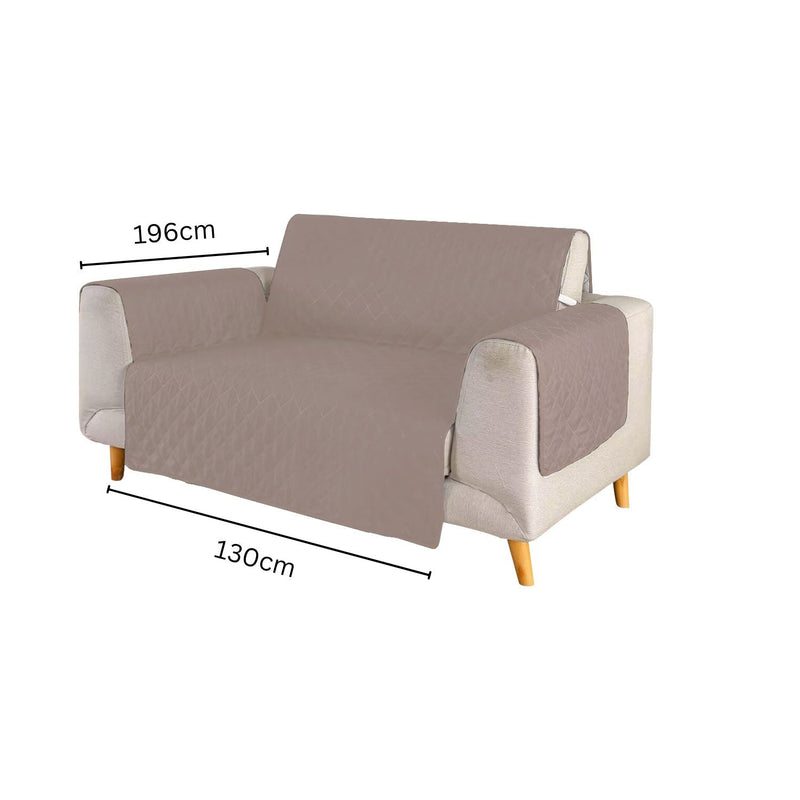 FLOOFI Pet Sofa Cover 2 Seat (Khaki) - NuSea