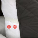 FLOOFI Pet Sofa Cover 3 Seat (Black) - NuSea