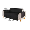 FLOOFI Pet Sofa Cover 3 Seat (Black) - NuSea