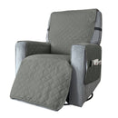 FLOOFI Pet Sofa Cover Recliner Chair L Size with Pocket (Light Grey) - NuSea
