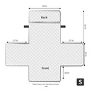 FLOOFI Pet Sofa Cover Recliner Chair S Size with Pocket (Light Grey) - NuSea