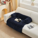 Floofi Pet Sofa Cover Soft with Bolster M Size (Dark Blue) - NuSea