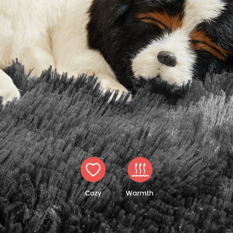 Floofi Pet Sofa Cover Soft with Bolster M Size (Grey) - NuSea