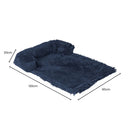 Floofi Pet Sofa Cover Soft with Bolster XL Size (Dark Blue) - NuSea
