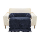 Floofi Pet Sofa Cover Soft with Bolster XL Size (Dark Blue) - NuSea