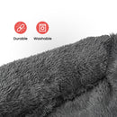 Floofi Pet Sofa Cover Soft with Bolster XL Size (Grey) - NuSea