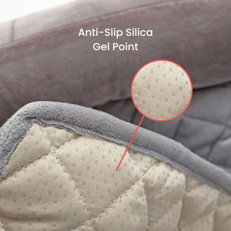 FLOOFI Pet Sofa Cover with Bolster L Size (Light Grey) - NuSea