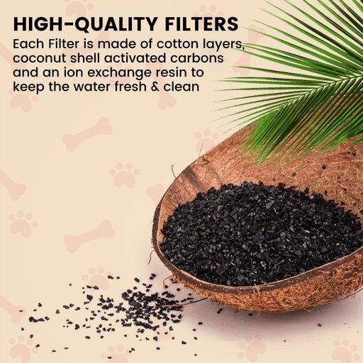 Floofi Pet Water Fountain 2.4L with Stainless Steel - NuSea