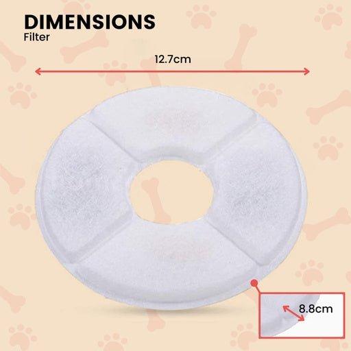 Floofi Pet Water Fountain 2.4L with Stainless Steel - NuSea