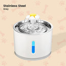 Floofi Pet Water Fountain 2.4L with Stainless Steel - NuSea