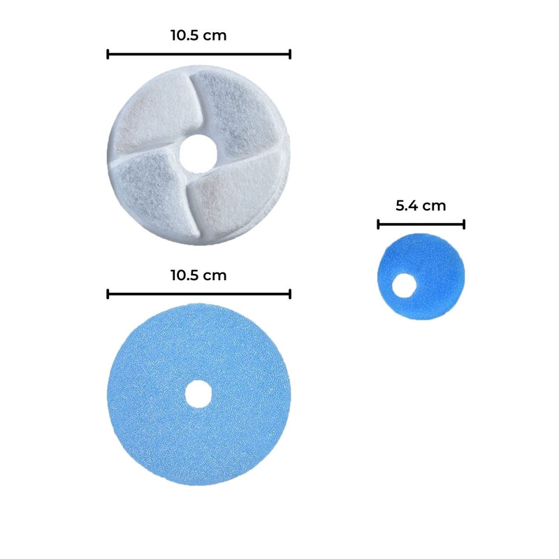 Floofi Pet Water Fountain 2.6L Filter 6Pcs Per Pack - NuSea