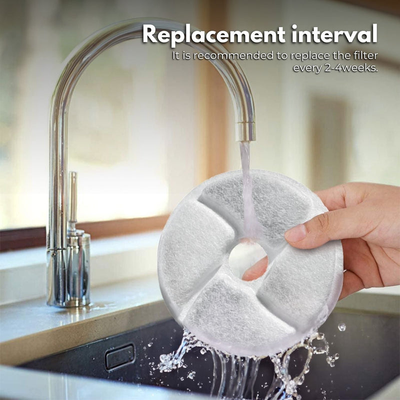 Floofi Pet Water Fountain 2.6L Filter 6Pcs Per Pack - NuSea