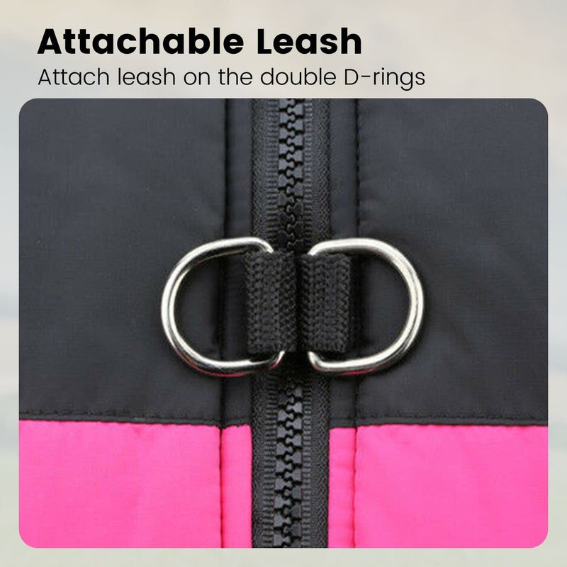 Floofi Pet Winter Vest (4XL Pink) - NuSea