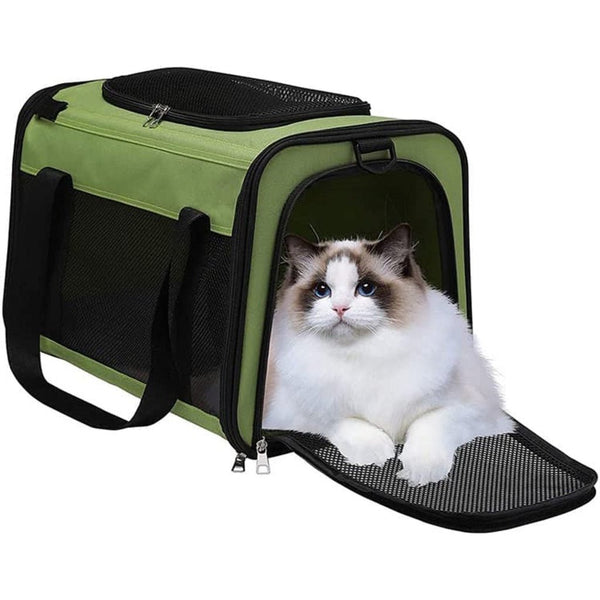 Floofi Portable Pet Carrier - L Size (Green) - NuSea
