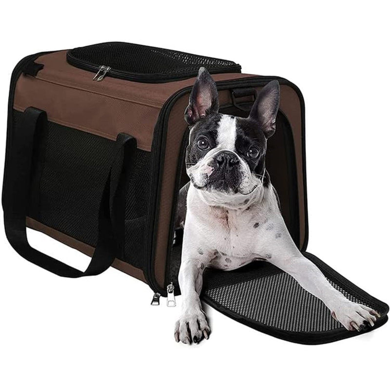 Floofi Portable Pet Carrier - M Size (Brown) - NuSea