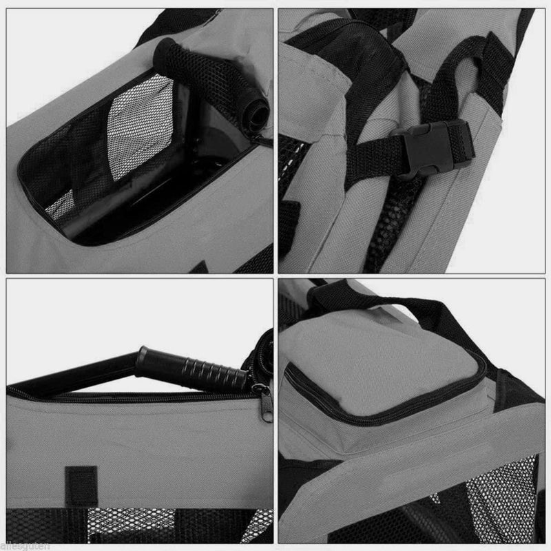 FLOOFI Portable Pet Carrier - Model 1 - XL Size (Grey) - NuSea