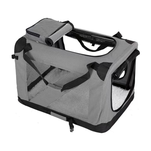FLOOFI Portable Pet Carrier - Model 1 - XL Size (Grey) - NuSea