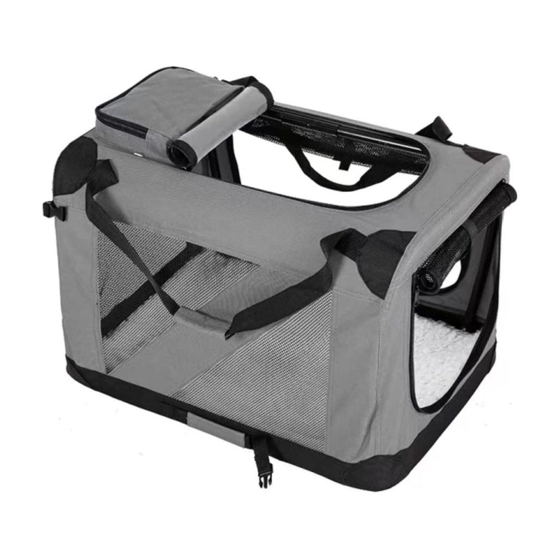 FLOOFI Portable Pet Carrier - Model 1 - XL Size (Grey) - NuSea