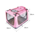 FLOOFI Portable Pet Carrier - Model 1 - XL Size (Pink) - NuSea