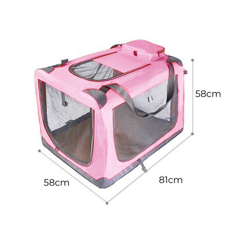 FLOOFI Portable Pet Carrier - Model 1 - XL Size (Pink) - NuSea