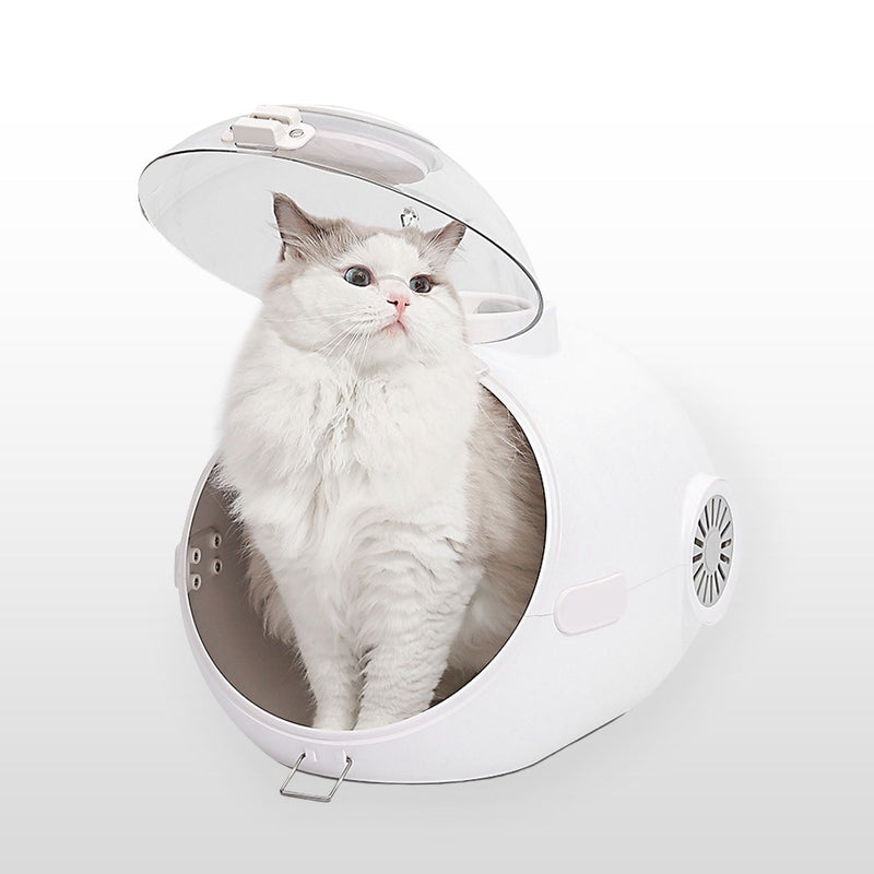 FLOOFI Smart Pet Carrier (White) - NuSea