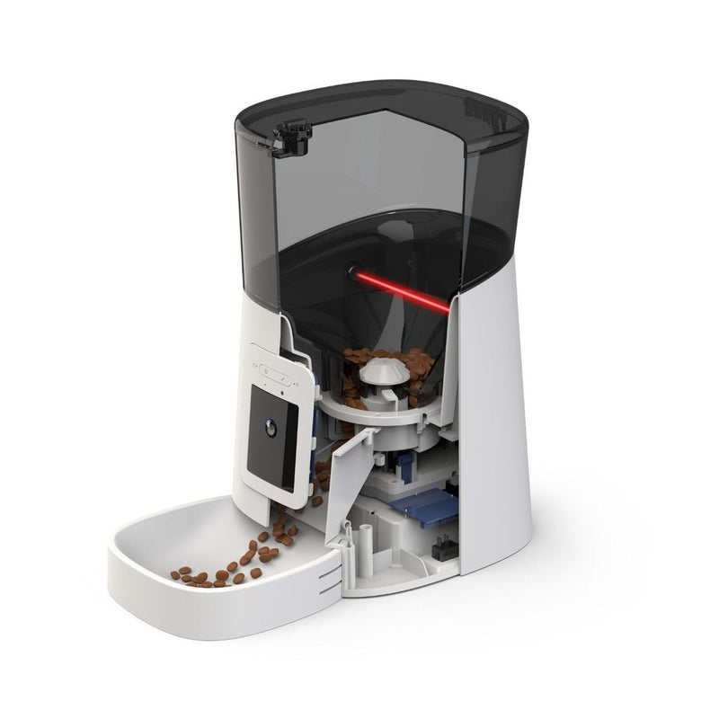 Floofi Smart Pet Feeder with Camera - White - NuSea