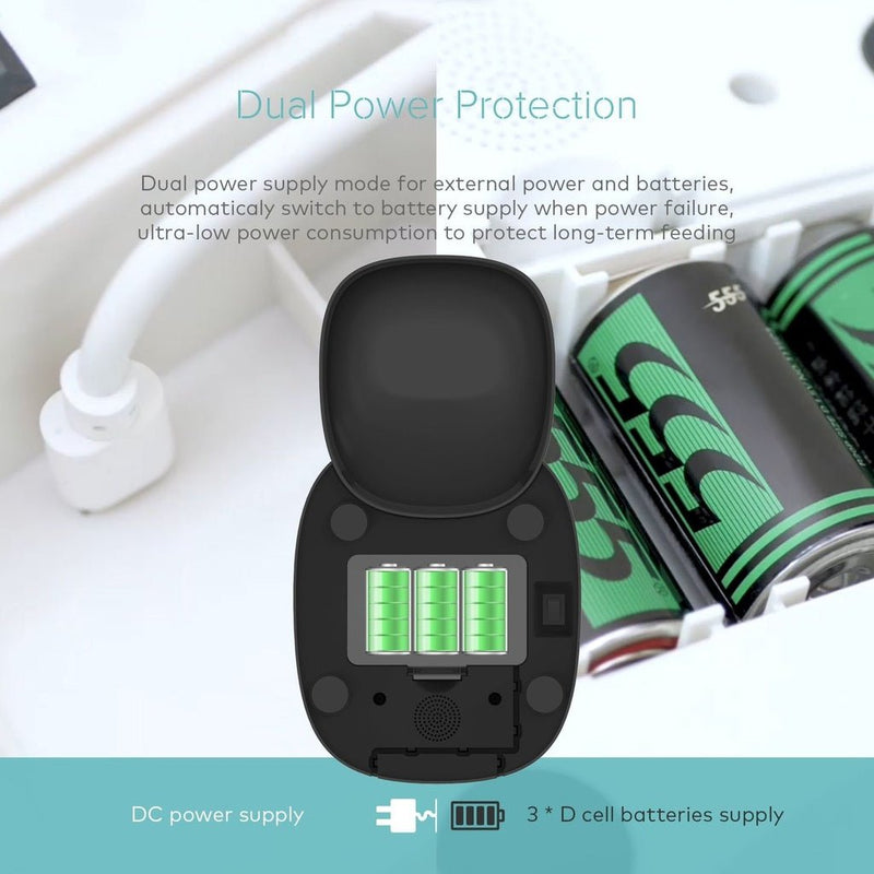 Floofi Smart Pet Feeder with Camera - White - NuSea