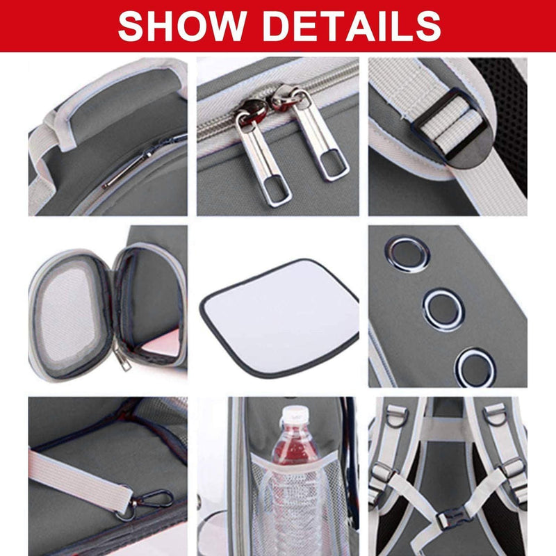 Floofi Space Capsule Backpack - Model 1 (Grey) - NuSea