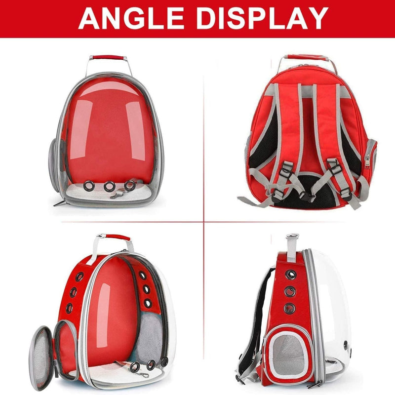 Floofi Space Capsule Backpack - Model 1 (Red) - NuSea