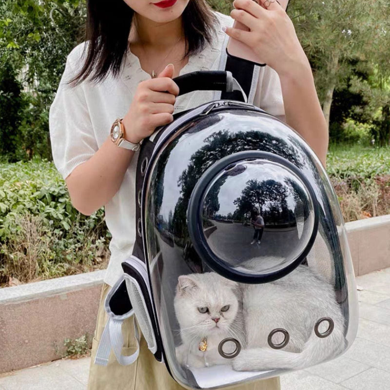 Floofi Space Capsule Backpack - Model 2 (Black) - NuSea