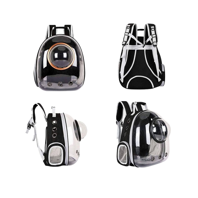 Floofi Space Capsule Backpack - Model 2 (Black) - NuSea