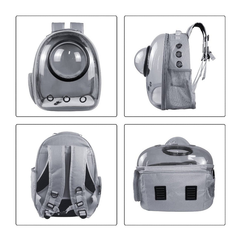 Floofi Space Capsule Backpack - Model 2 (Grey) - NuSea