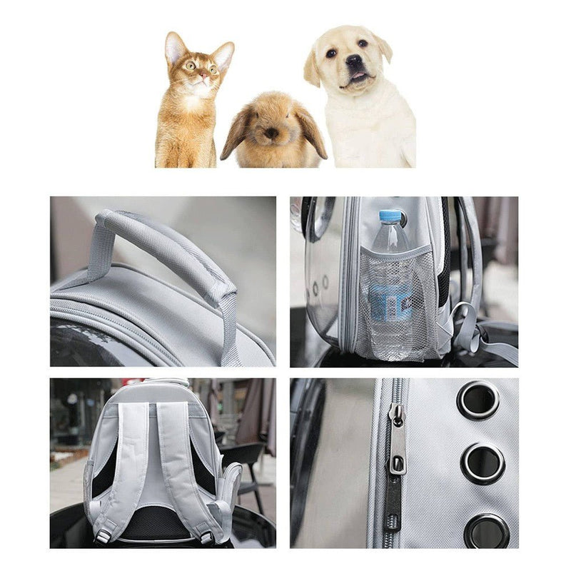 Floofi Space Capsule Backpack - Model 2 (Grey) - NuSea