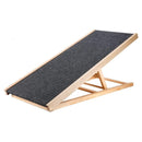 FLOOFI Wooden Adjustable Pet Ramp (100x45x9.5cm) - NuSea